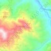 Carte topographique Awrir Aǧisa, altitude, relief