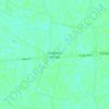 Carte topographique Gosberton Clough, altitude, relief