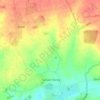 Carte topographique Saham Hills, altitude, relief