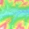 Carte topographique Surrein (Tujetsch), altitude, relief