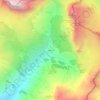 Carte topographique Partnun, altitude, relief