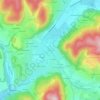 Carte topographique Chirens, altitude, relief