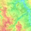 Carte topographique A Lahontan, altitude, relief