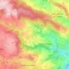 Carte topographique Le Carcanet, altitude, relief