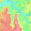 Carte topographique Langres, altitude, relief