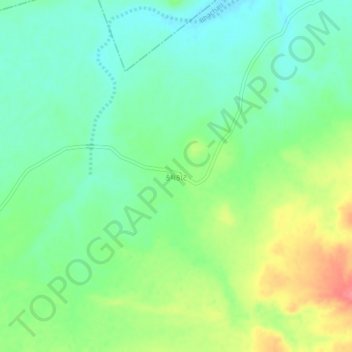 Carte topographique Kanthkot, altitude, relief