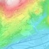 Carte topographique Argnou (Ayent), altitude, relief
