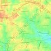 Carte topographique Wedgewood West, altitude, relief