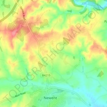 Carte topographique The Scarr, altitude, relief