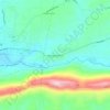 Carte topographique Reservoir Heights, altitude, relief