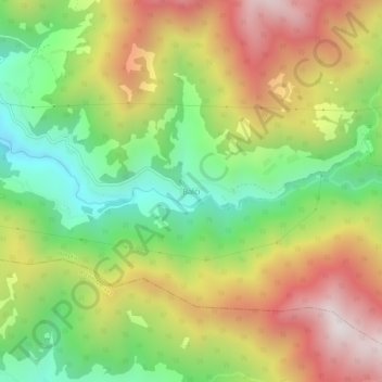 Carte topographique Balcı, altitude, relief