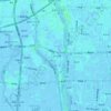Carte topographique 下之一色町, altitude, relief