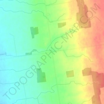 Carte topographique Blake, altitude, relief