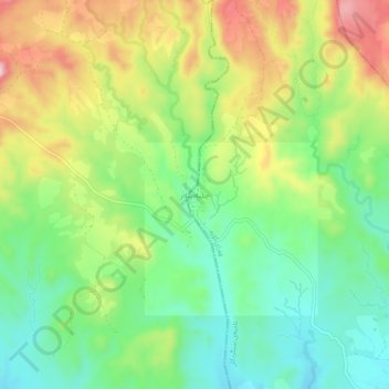 Carte topographique Jlbasar, altitude, relief