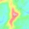 Carte topographique Smeltzer Mountain, altitude, relief