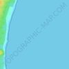 Carte topographique Bay of Fires, altitude, relief