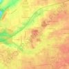 Carte topographique Les Grandes Brosses, altitude, relief