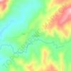 Carte topographique Mangidy, altitude, relief