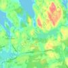 Carte topographique Sele, altitude, relief