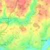 Carte topographique Cold Christmas, altitude, relief