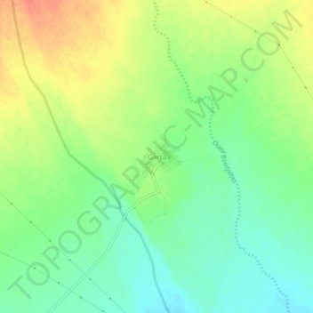 Carte topographique Garta, altitude, relief