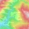 Carte topographique Gainwali, altitude, relief