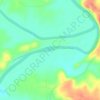 Carte topographique Sac-Osage State Wildlife Area, altitude, relief