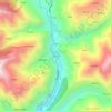 Carte topographique Sahiya, altitude, relief