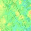 Carte topographique North Wilmington, altitude, relief
