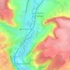 Carte topographique Le Catelet, altitude, relief