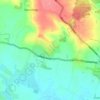Carte topographique Scremby, altitude, relief