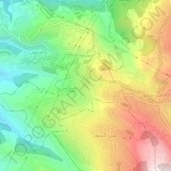 Carte topographique Nemo Primo, altitude, relief
