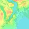 Carte topographique Новая Псуя, altitude, relief