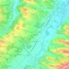 Carte topographique Les Cabanettes, altitude, relief