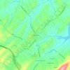 Carte topographique Boones Creek, altitude, relief