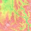Carte topographique Beaver Island, altitude, relief