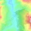Carte topographique Arba Tighedouine, altitude, relief