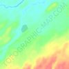 Carte topographique Pickle Crow, altitude, relief
