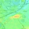 Carte topographique Harrowden, altitude, relief