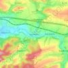 Carte topographique Gernewitz, altitude, relief