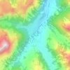 Carte topographique Grimmialp, altitude, relief