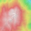 Carte topographique ดอยอินทนนท์, Doi Inthanon, altitude, relief