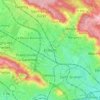 Carte topographique Ermont, altitude, relief