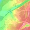 Carte topographique Сёгла, altitude, relief