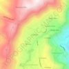Carte topographique Chumaqui, altitude, relief