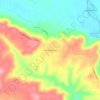 Carte topographique West Pangburn, altitude, relief