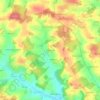 Carte topographique Obereisbach, altitude, relief