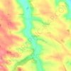 Carte topographique A Jouanlaurence, altitude, relief