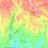 Carte topographique Sardoal, altitude, relief
