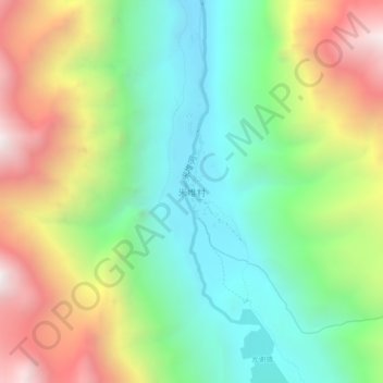 Carte topographique 米堆村, altitude, relief